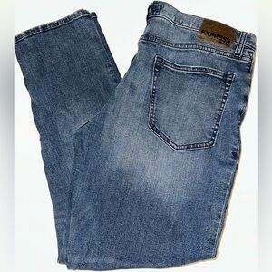Express Men’s Classic Slim Jeans 36x32 – Like New – Dark Wash Denim – Modern Fit